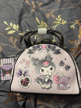 Loungefly Kuromi Pink Black Character Crossbody Bag